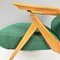 Mid-Century Italian Green Fabric and Wood Reclining Armchair by Antonio Gorgone, 1950, Image 8