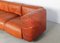 Marius & Marius 3-Seat Sofa in Leather by Mario Marenco for Arflex, 1970s 8