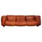 Marius & Marius 3-Seat Sofa in Leather by Mario Marenco for Arflex, 1970s 1