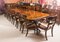 Regency Style Dining Table in Flamed Mahogany, 1970s 3