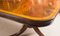 Tavolo da pranzo in stile Regency in mogano fiammato, anni '70, Immagine 11