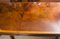 Tavolo da pranzo in stile Regency in mogano fiammato, anni '70, Immagine 12