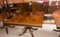 3-Pillar Mahogany Dining Table and Chairs, 1970s, Set of 17, Image 10