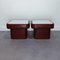 Tables d'Appoint Ds 47 en Cuir de de Sede, 1970s, Set de 2 1