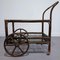 Vintage Bamboo Bar Cart, Image 3