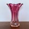 Large Pink Vase from Fratelli Toso, Chambord, 1940s 9