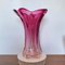 Vaso grande rosa di Fratelli Toso, Chambord, anni '40, Immagine 11