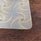 Op Art Gold Swirl Tray from MF Crystal & Art Glass MNFC, Denmark, 1960s 7