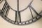 Mid-Century Oval Iron Clock, Image 5