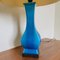 Turquoise Ceramic Table Lamp, 1980s 6