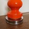 Orange and Chrome Table Lamp from MCM, 1970s 6