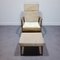 Antimot Lounge Chair and Stool from Knoll, 1960s, Set of 2, Image 6