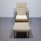 Fauteuil et Tabouret Antimot de Knoll, 1960s, Set de 2 6