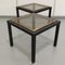 Black and Gold Side Tables, 1970s, Set of 2, Image 2