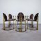 Hollywood Regency Dining Table and Armchairs from Belgo Chrom, 1980s, Set of 7 25