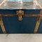 Mid-Century Blue and Golden Chest 2