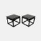 Black Laquered Side Tables, Set of 2 1