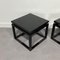 Black Laquered Side Tables, Set of 2 3