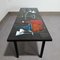 Black Tile Table from De Nisco, Image 3