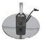 Lámpara de mesa 4/3 con pantallas de metal blanco de Poul Henningsen, Imagen 3
