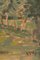 Artista di scuola francese, Fattoria con ruscello, Olio su tavola, Metà del XX secolo, Immagine 6
