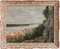 French School Artist, Riverside Cliff, Oil on Panel, Early 20th Century, Framed, Image 6