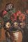 Hans Keller, Natura morta con fiori e tazza da tè, Inizio XX secolo, Olio su tela, Immagine 4