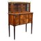 French Walnut Commode with Glass Top, 1870s 1