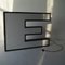 Large Dutch Industrial Letter E Lamp in Black and White, 1980s 22