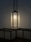 Lanterna da soffitto vintage industriale a quattro pannelli di Holophane, anni '20, Immagine 13