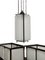 Lanterna da soffitto vintage industriale a quattro pannelli di Holophane, anni '20, Immagine 3