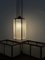 Lanterna da soffitto vintage industriale a quattro pannelli di Holophane, anni '20, Immagine 6