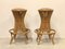 Tabourets en Bambou, 1970s, Set de 2 1