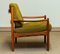 Green Linen Lacko Lounge Chairs by Ingemar Thillmark for Ope, 1960s, Set of 2 9
