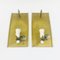 Scandinavian Glass & Brass Wall Lights attributed to Carl Fagerlund for Orrefors & Lyfa, 1960s, Set of 2, Image 11