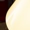 Grande Lampe de Bureau Champignon Vintage en Verre de Murano Blanc Brillant, Italie 9