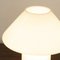 Vintage Mushroom Lamp with Shiny White Murano Glass, Italy, Image 10