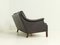 3-Seater Sofa in Dark Brown Leather by Aage Christiansen for Erhardsen & Andersen, 1960s 8
