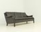 3-Seater Sofa in Dark Brown Leather by Aage Christiansen for Erhardsen & Andersen, 1960s 1