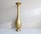 Large Brass Vase with Floral Decor, 1970s 4