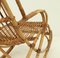 Sedia a dondolo in bambù, anni '60, Immagine 4