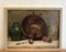 A. Bally, Nature morte au cuivre, poterie et pommes, Oil on Cardboard, Framed 2