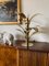Lámpara de mesa con palmera de latón de Bottega Gadda, Italia, años 60, Imagen 12