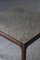 Tavolino da caffè quadrato in palissandro con ripiano in pietra ardesia, anni '60, Immagine 5