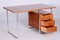 Bauhaus Beech Writing Desk attributed to Robert Slezak, Czechia, 1930s 11