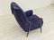 Swedish High-Back Armchair in Velour, 1960s 15