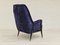 Swedish High-Back Armchair in Velour, 1960s, Image 14