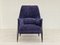 Swedish High-Back Armchair in Velour, 1960s, Image 7
