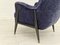 Swedish High-Back Armchair in Velour, 1960s, Image 10