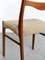 Danish Dining Chair by Arne Wahl Iversen for Glyngøre, 1970s, Set of 4 4